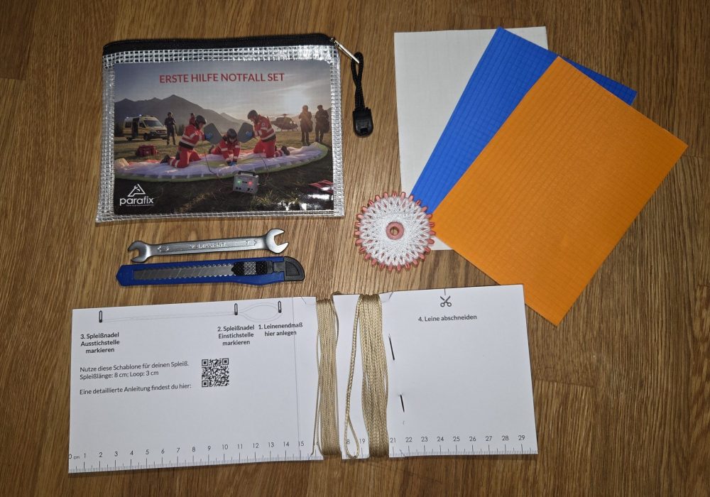 Gleitschirm-Notfallset